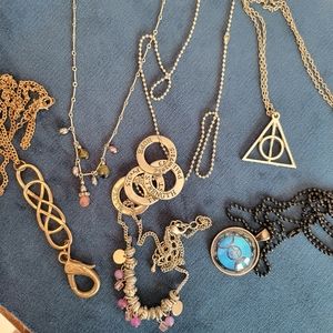 Bundle of 6 Necklaces ~ Religious ~ Beads ~ Charms